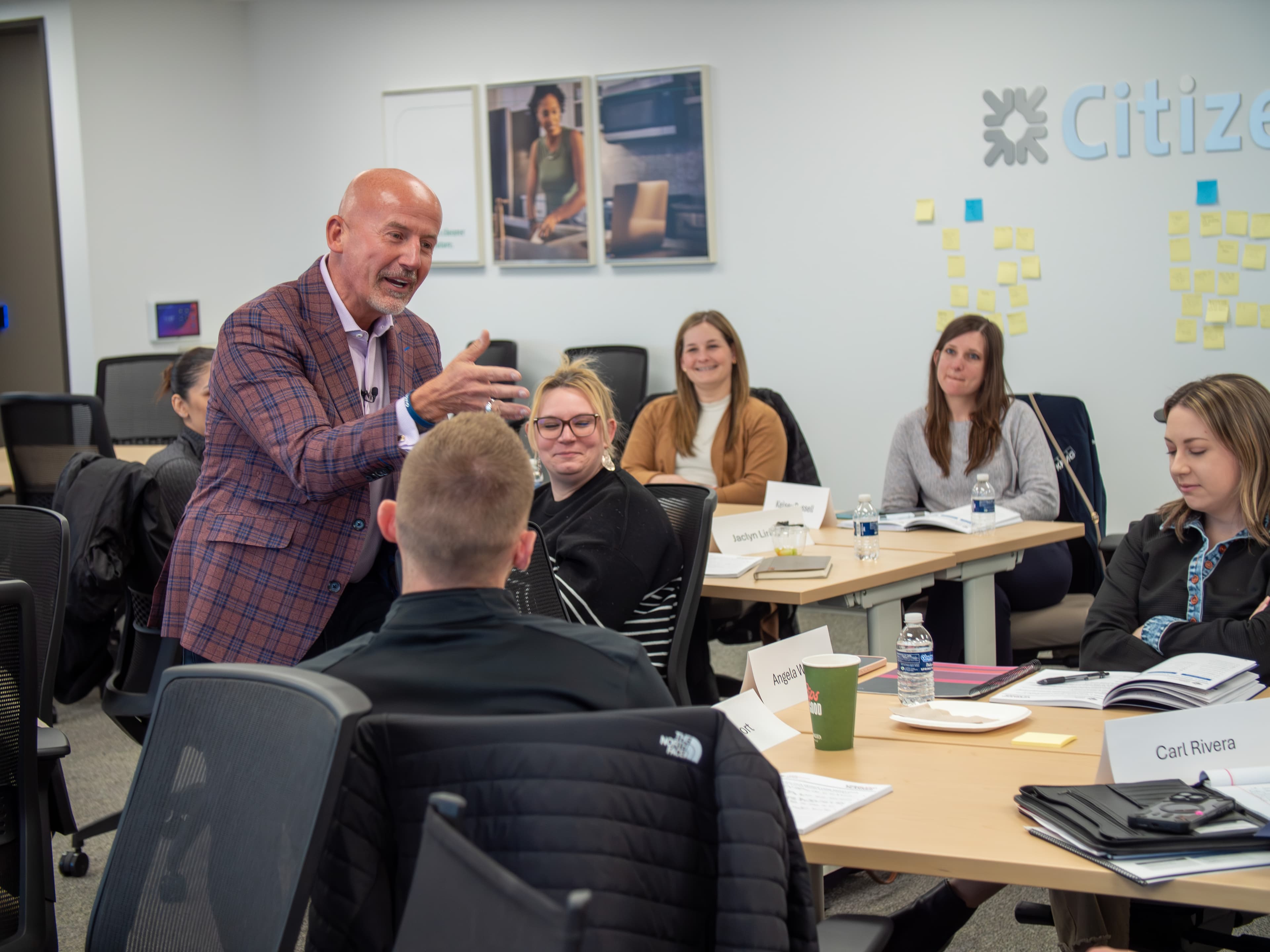 Steve Lowisz leading a GDD Foundation cohort session at Citizens Bank